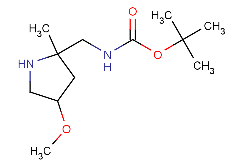 tert-butyl N-[(4-methoxy-2-methylpyrrolidin-2-yl)methyl]carbamate