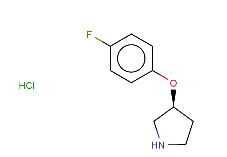 (3S)-3-(4-fluorophenoxy)pyrrolidine hydrochloride