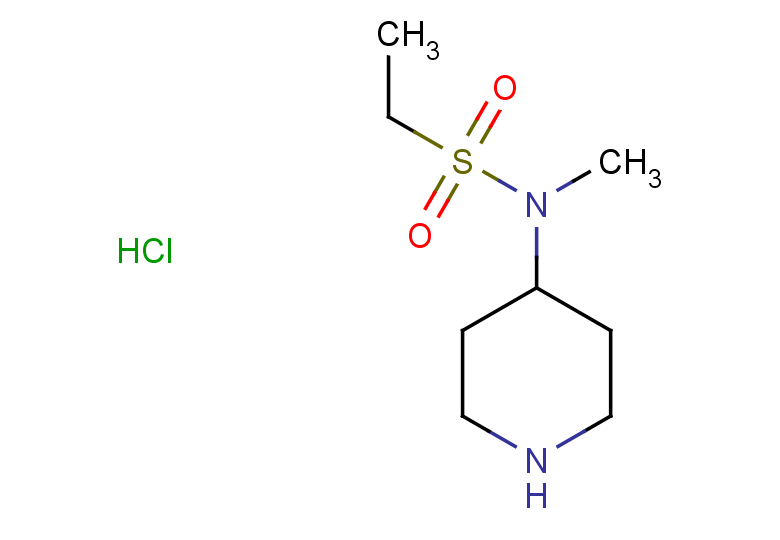 N-methyl-N-(piperidin-4-yl)ethane-1-sulfonamide hydrochloride