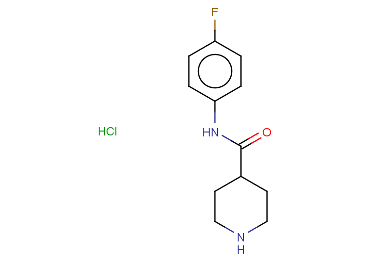 N-(4-fluorophenyl)piperidine-4-carboxamide hydrochloride