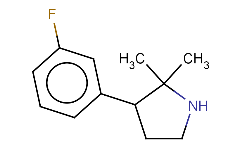 3-(3-fluorophenyl)-2,2-dimethylpyrrolidine