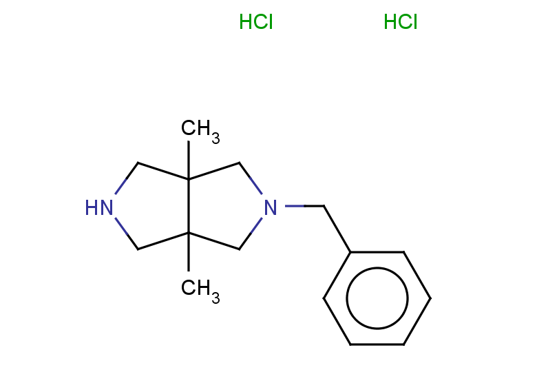2-benzyl-3a,6a-dimethyl-octahydropyrrolo[3,4-c]pyrrole dihydrochloride