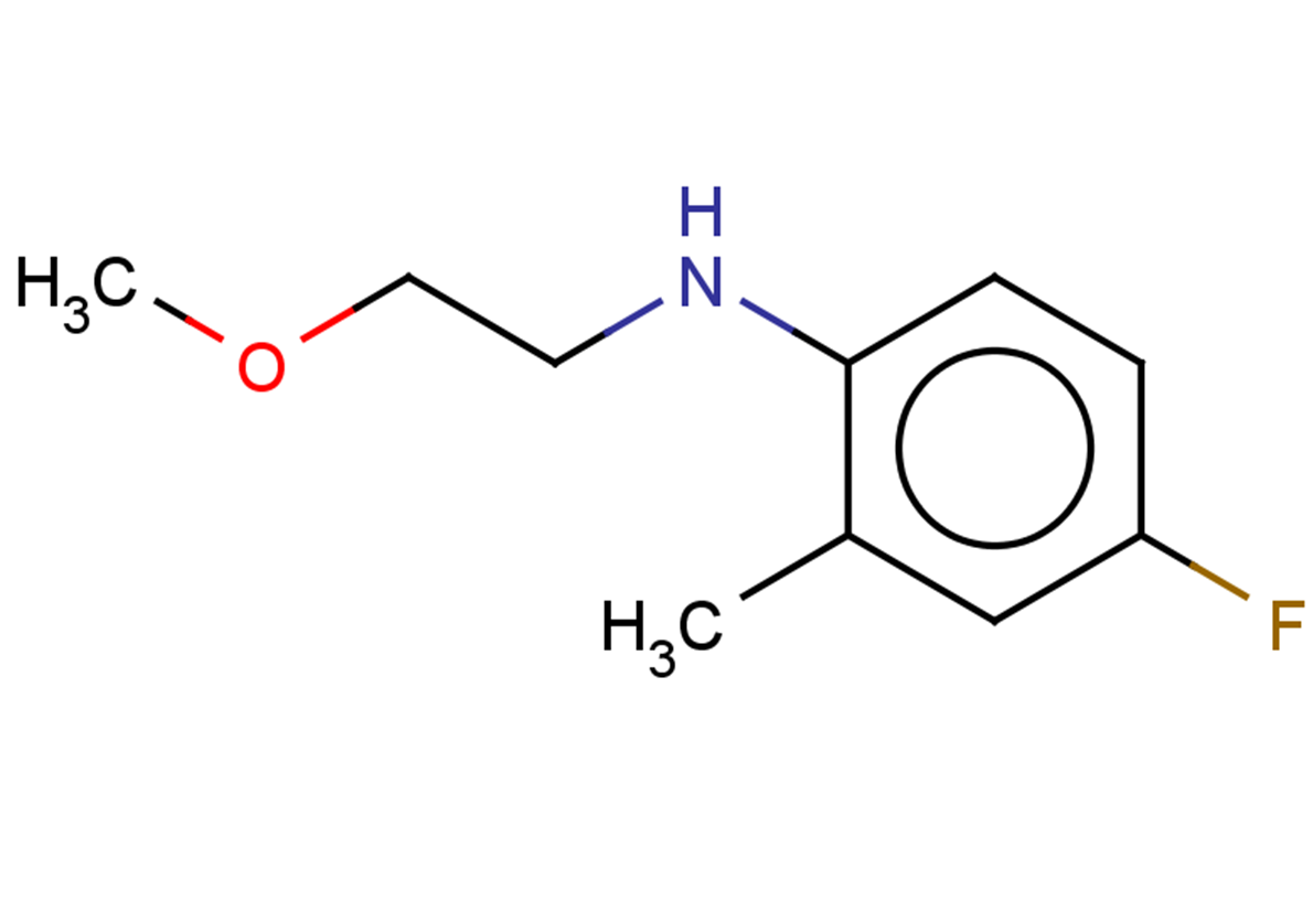 4-fluoro-N-(2-methoxyethyl)-2-methylaniline