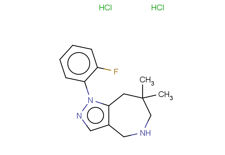 1-(2-fluorophenyl)-7,7-dimethyl-1H,4H,5H,6H,7H,8H-pyrazolo[4,3-c]azepine dihydrochloride