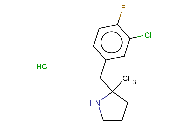 2-[(3-chloro-4-fluorophenyl)methyl]-2-methylpyrrolidine hydrochloride