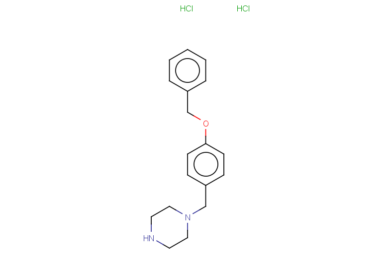 1-{[4-(benzyloxy)phenyl]methyl}piperazine dihydrochloride