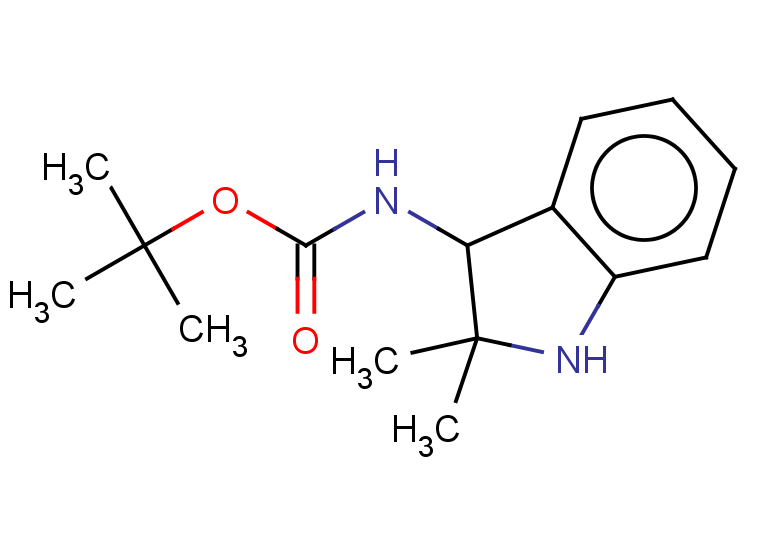 tert-butyl N-(2,2-dimethyl-2,3-dihydro-1H-indol-3-yl)carbamate