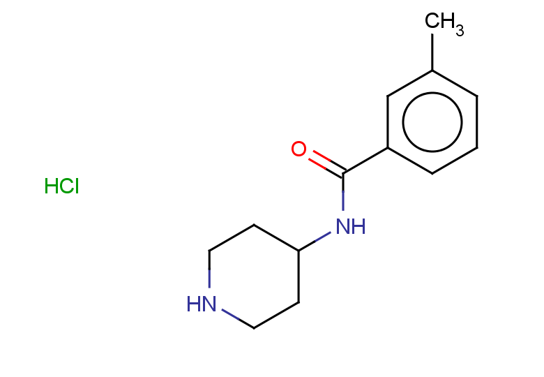 3-methyl-N-(piperidin-4-yl)benzamide hydrochloride