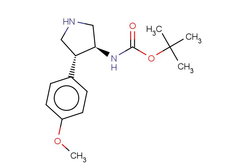 rac-tert-butyl N-[(3R,4S)-4-(4-methoxyphenyl)pyrrolidin-3-yl]carbamate