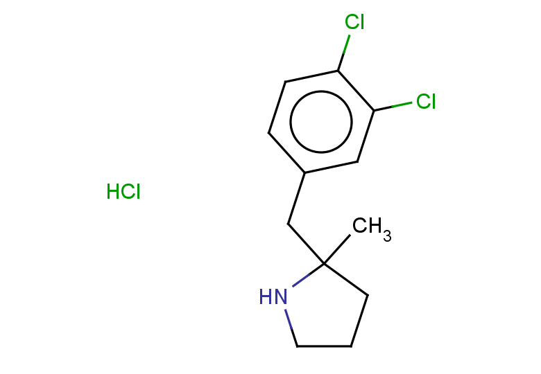 2-[(3,4-dichlorophenyl)methyl]-2-methylpyrrolidine hydrochloride