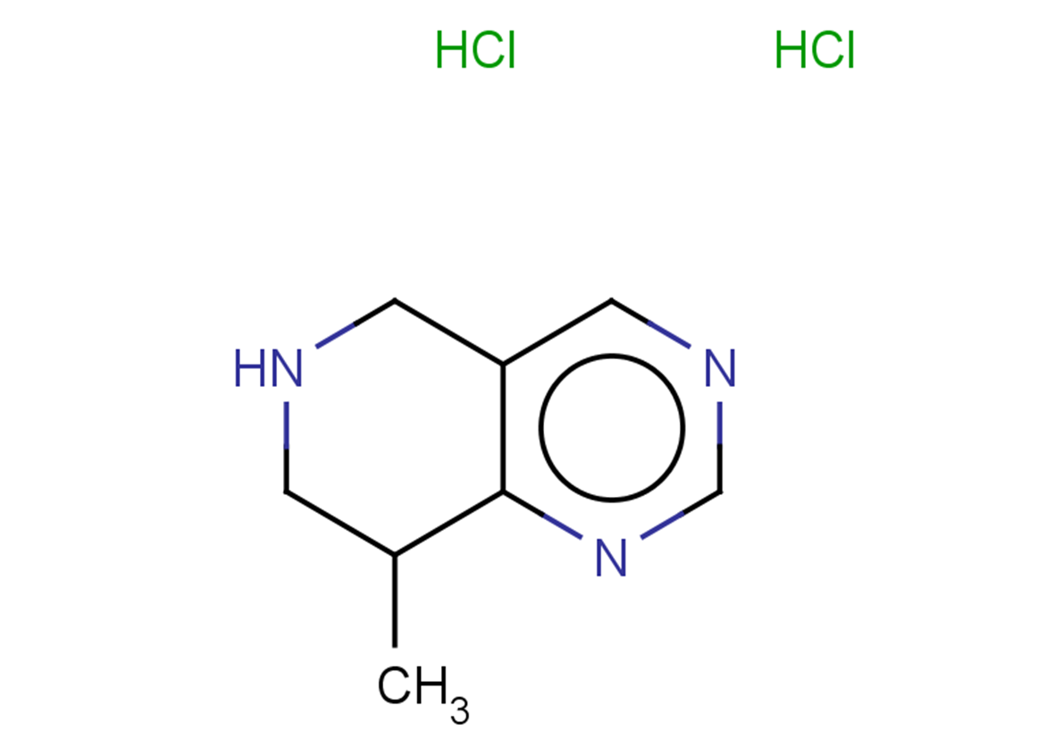 8-methyl-5H,6H,7H,8H-pyrido[4,3-d]pyrimidine dihydrochloride