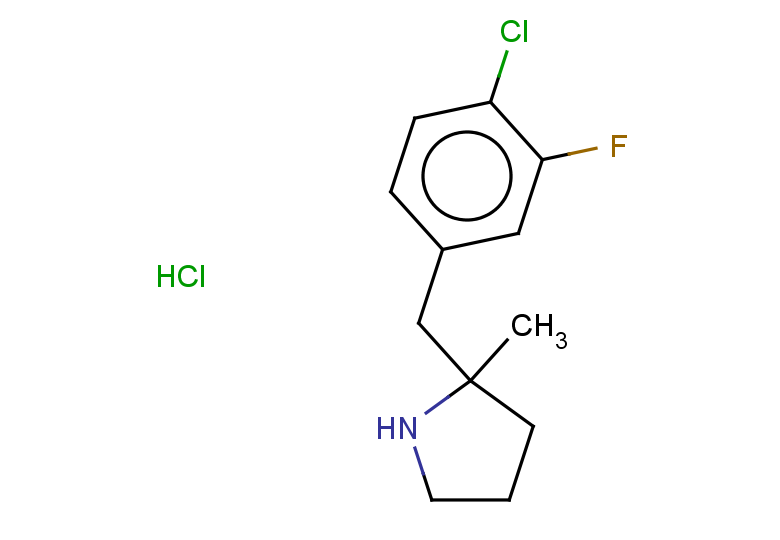 2-[(4-chloro-3-fluorophenyl)methyl]-2-methylpyrrolidine hydrochloride