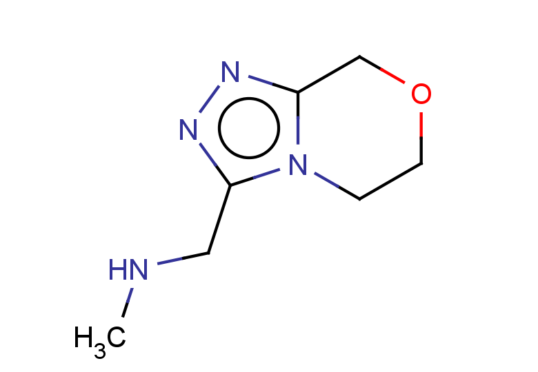 methyl({5H,6H,8H-[1,2,4]triazolo[3,4-c][1,4]oxazin-3-yl}methyl)amine