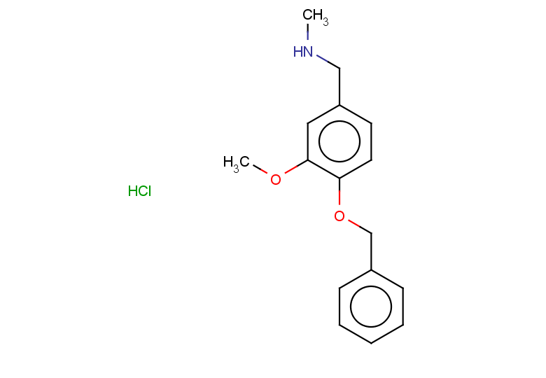 {[4-(benzyloxy)-3-methoxyphenyl]methyl}(methyl)amine hydrochloride