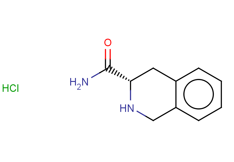 (3S)-1,2,3,4-tetrahydroisoquinoline-3-carboxamide hydrochloride