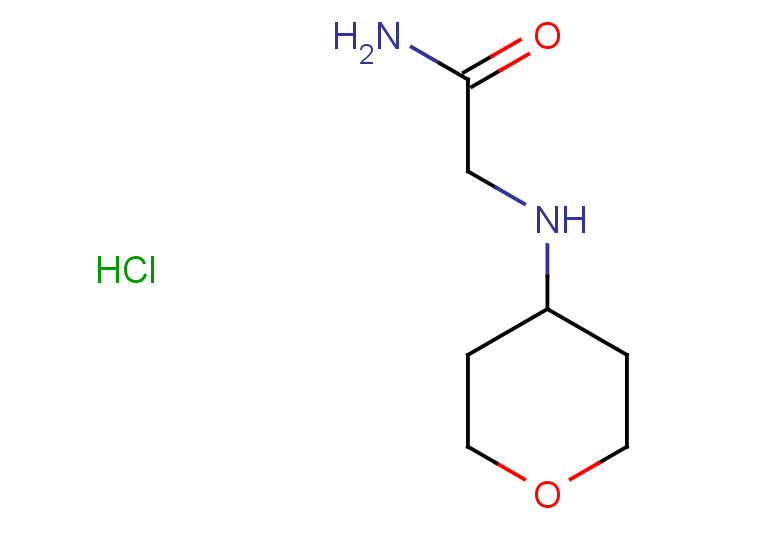 2-[(oxan-4-yl)amino]acetamide hydrochloride