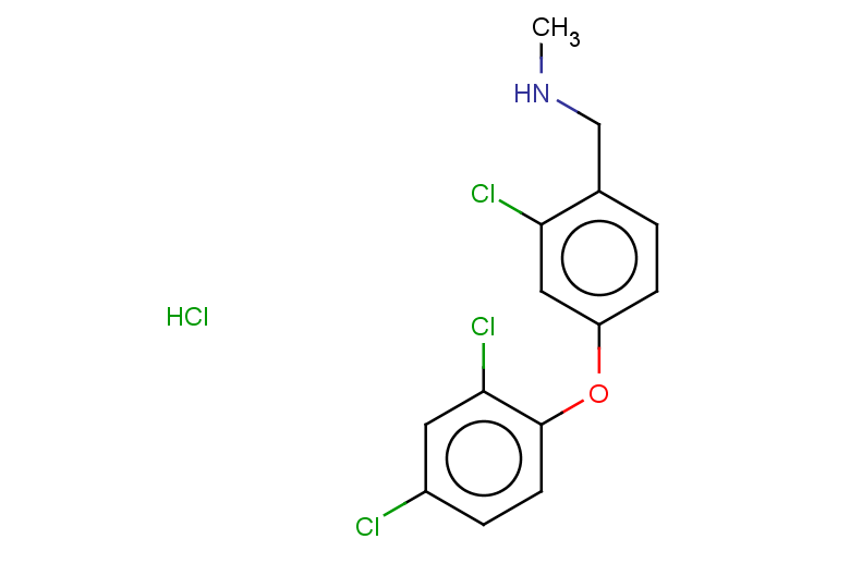 {[2-chloro-4-(2,4-dichlorophenoxy)phenyl]methyl}(methyl)amine hydrochloride