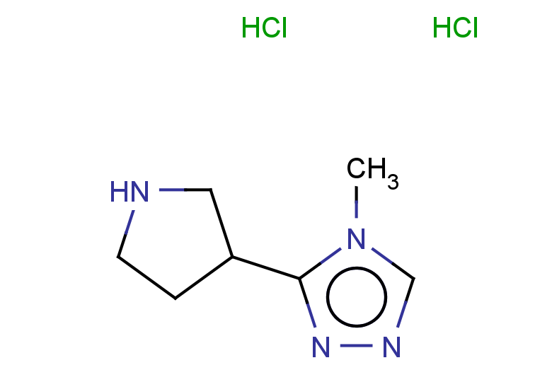 4-methyl-3-(pyrrolidin-3-yl)-4H-1,2,4-triazole dihydrochloride