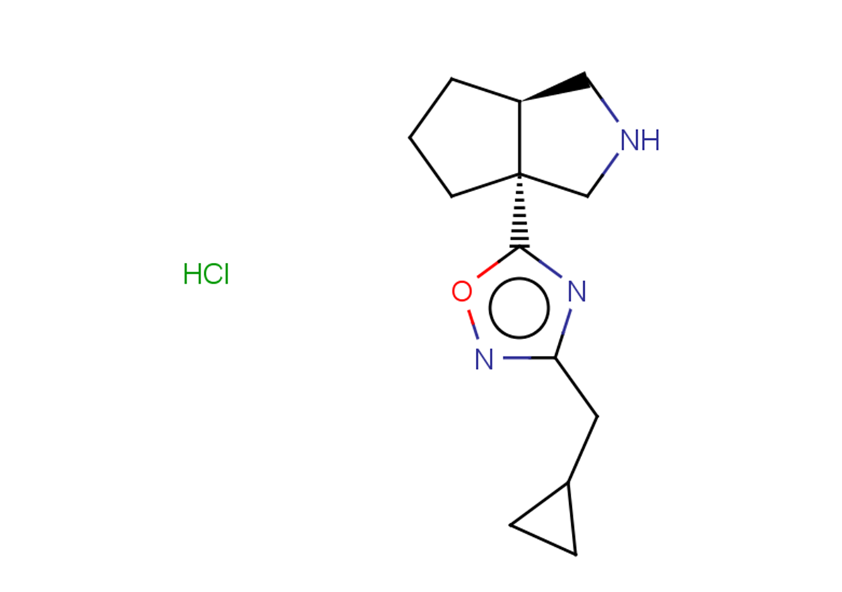 rac-5-[(3aR,6aR)-octahydrocyclopenta[c]pyrrol-3a-yl]-3-(cyclopropylmethyl)-1,2,4-oxadiazole hydrochloride