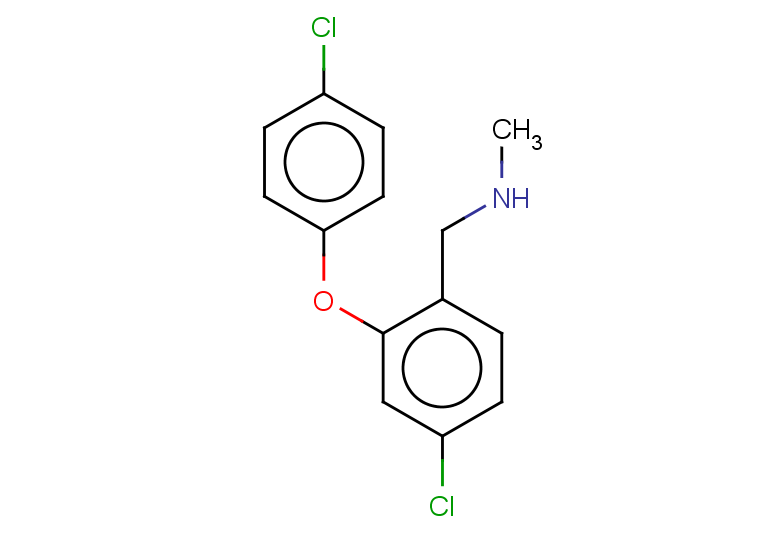 {[4-chloro-2-(4-chlorophenoxy)phenyl]methyl}(methyl)amine