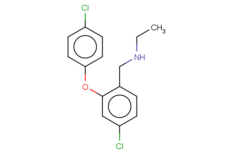 {[4-chloro-2-(4-chlorophenoxy)phenyl]methyl}(ethyl)amine