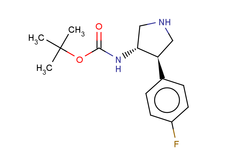 rac-tert-butyl N-[(3R,4S)-4-(4-fluorophenyl)pyrrolidin-3-yl]carbamate