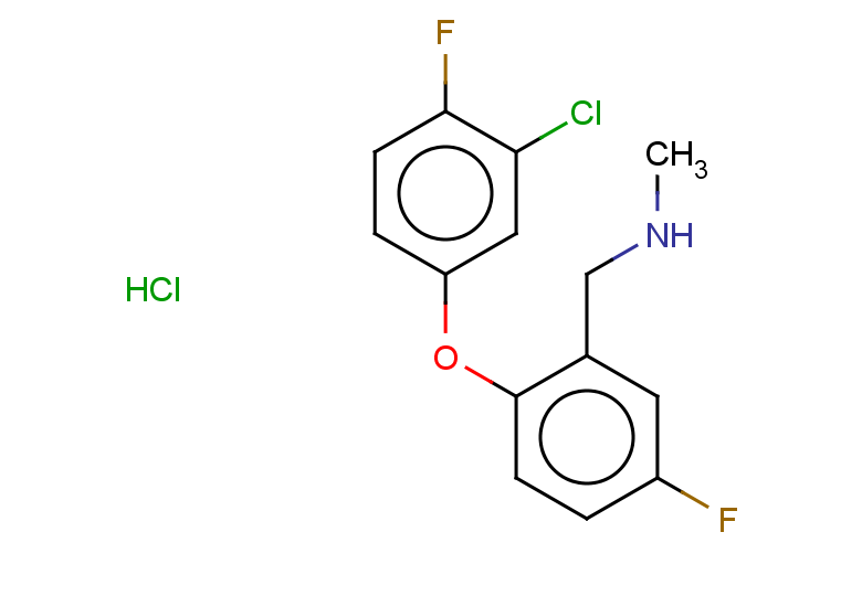 {[2-(3-chloro-4-fluorophenoxy)-5-fluorophenyl]methyl}(methyl)amine hydrochloride