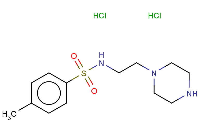 4-methyl-N-[2-(piperazin-1-yl)ethyl]benzene-1-sulfonamide dihydrochloride