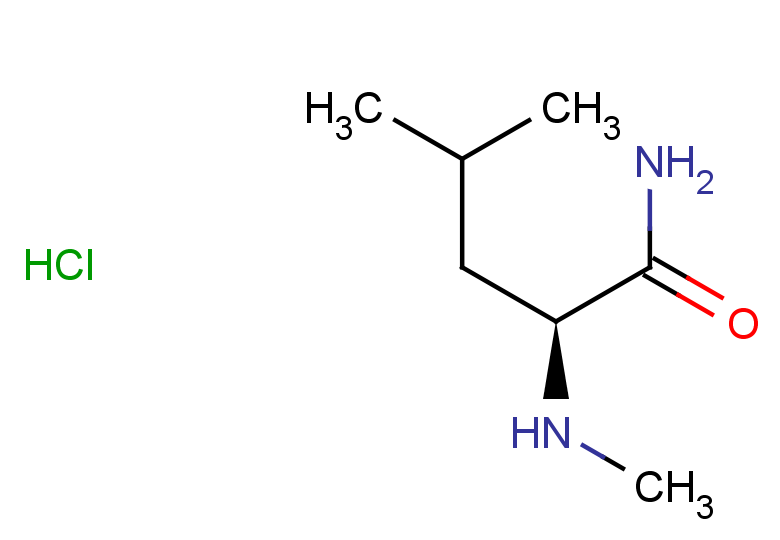 (2S)-4-methyl-2-(methylamino)pentanamide hydrochloride