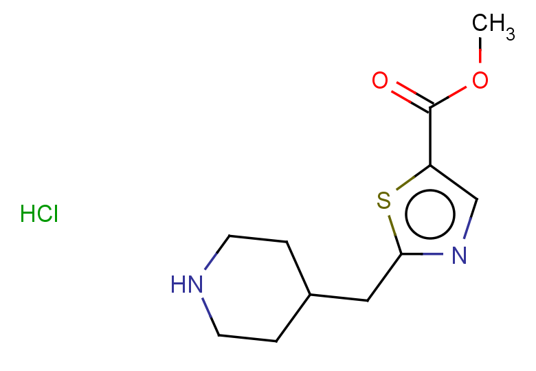 methyl 2-[(piperidin-4-yl)methyl]-1,3-thiazole-5-carboxylate hydrochloride