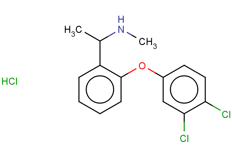 {1-[2-(3,4-dichlorophenoxy)phenyl]ethyl}(methyl)amine hydrochloride