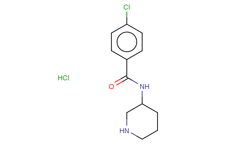 4-chloro-N-(piperidin-3-yl)benzamide hydrochloride
