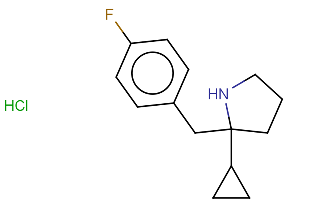 2-cyclopropyl-2-[(4-fluorophenyl)methyl]pyrrolidine hydrochloride