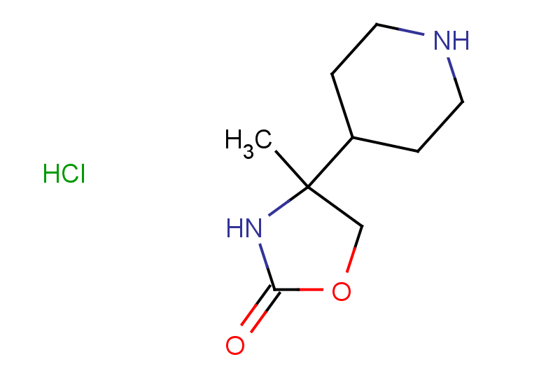4-methyl-4-(piperidin-4-yl)-1,3-oxazolidin-2-one hydrochloride