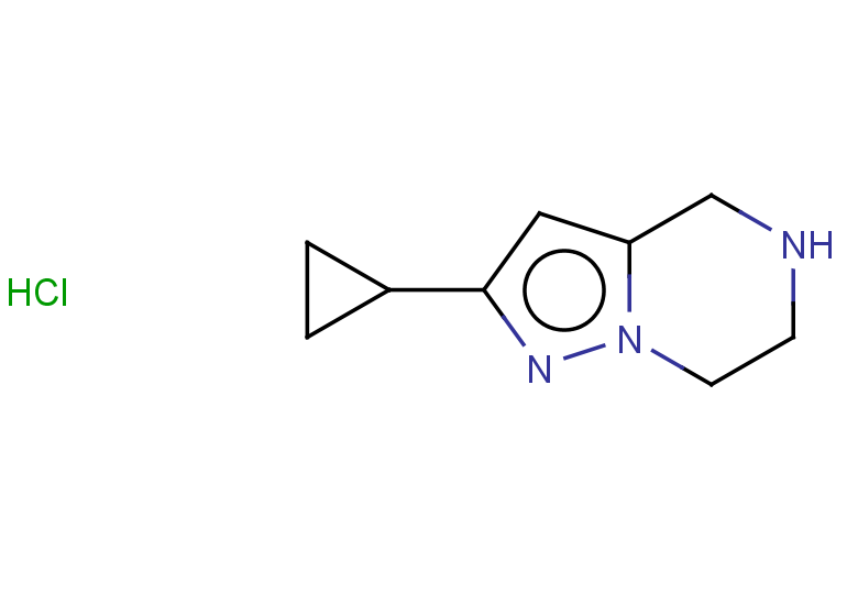 2-cyclopropyl-4H,5H,6H,7H-pyrazolo[1,5-a]pyrazine hydrochloride