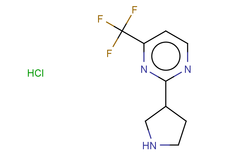 2-(pyrrolidin-3-yl)-4-(trifluoromethyl)pyrimidine hydrochloride