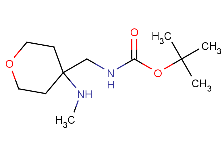 tert-butyl N-{[4-(methylamino)oxan-4-yl]methyl}carbamate