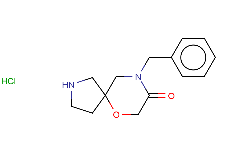 9-benzyl-6-oxa-2,9-diazaspiro[4.5]decan-8-one hydrochloride