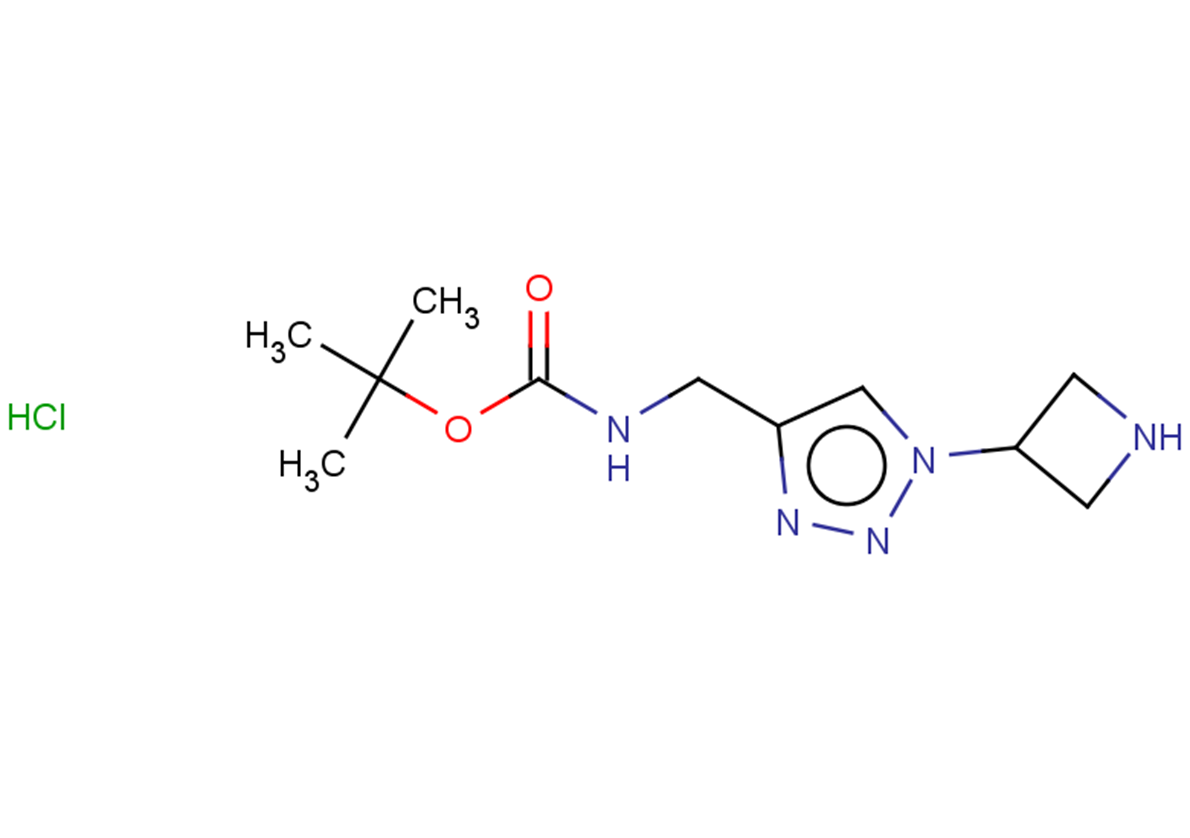 tert-butyl N-{[1-(azetidin-3-yl)-1H-1,2,3-triazol-4-yl]methyl}carbamate hydrochloride