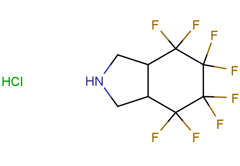 4,4,5,5,6,6,7,7-octafluoro-octahydro-1H-isoindole hydrochloride