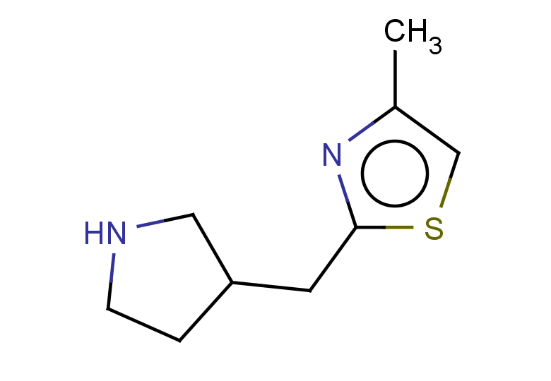 4-methyl-2-[(pyrrolidin-3-yl)methyl]-1,3-thiazole
