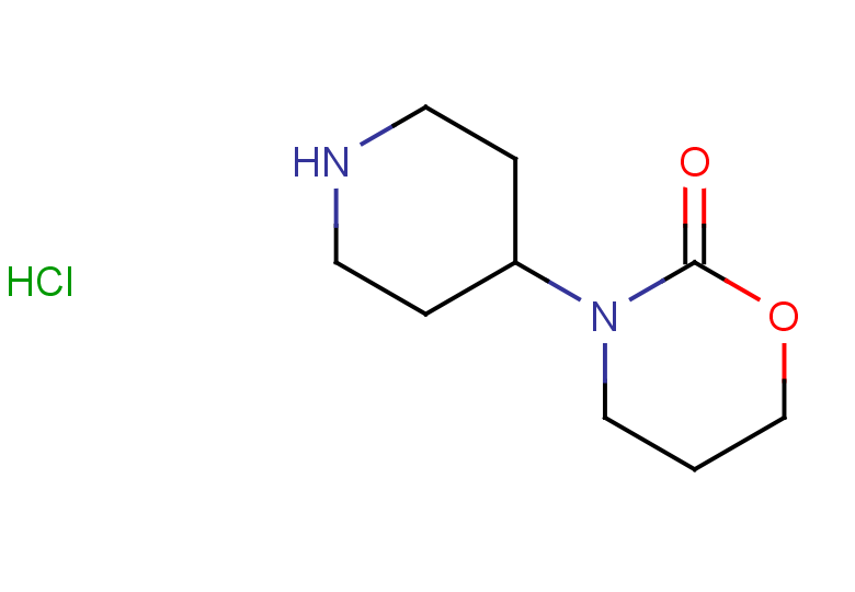 3-(piperidin-4-yl)-1,3-oxazinan-2-one hydrochloride