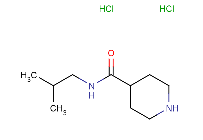 N-(2-methylpropyl)piperidine-4-carboxamide dihydrochloride