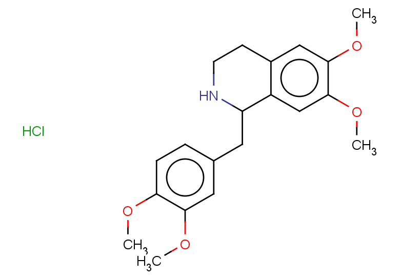 1-[(3,4-dimethoxyphenyl)methyl]-6,7-dimethoxy-1,2,3,4-tetrahydroisoquinoline hydrochloride