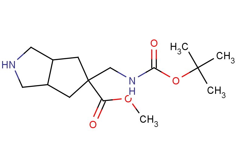 methyl 5-({[(tert-butoxy)carbonyl]amino}methyl)-octahydrocyclopenta[c]pyrrole-5-carboxylate