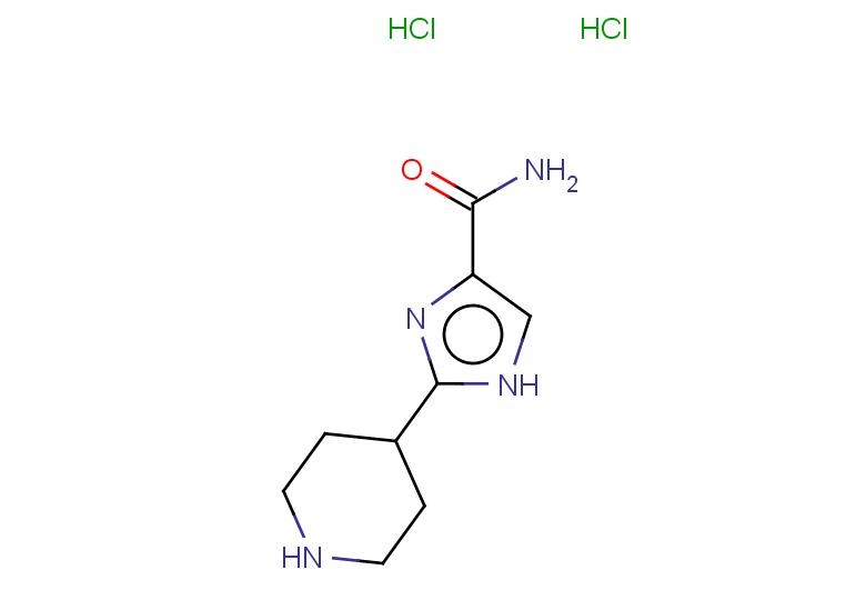 2-(piperidin-4-yl)-1H-imidazole-4-carboxamide dihydrochloride