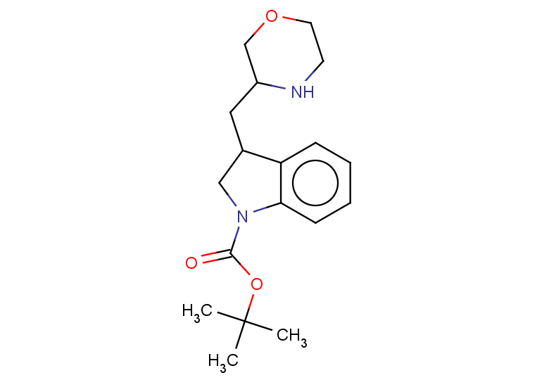 tert-butyl 3-[(morpholin-3-yl)methyl]-2,3-dihydro-1H-indole-1-carboxylate