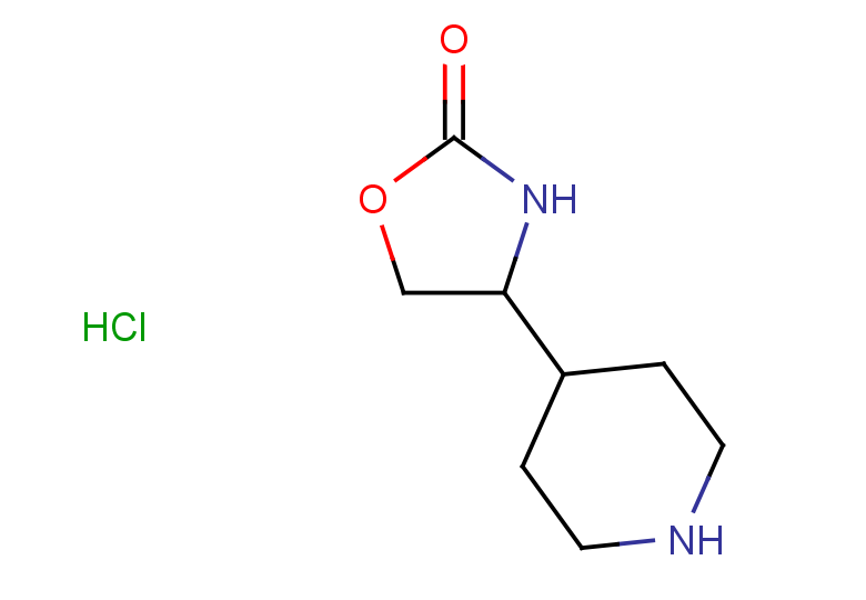 4-(piperidin-4-yl)-1,3-oxazolidin-2-one hydrochloride
