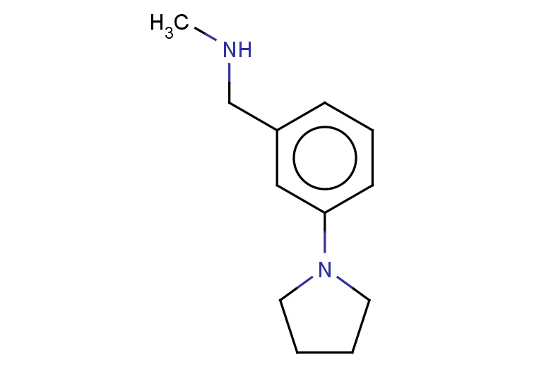 N-methyl-1-(3-(pyrrolidin-1-yl)phenyl)methanamine