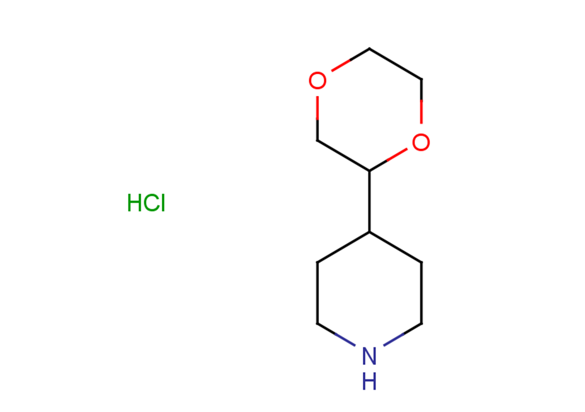 4-(1,4-dioxan-2-yl)piperidine hydrochloride
